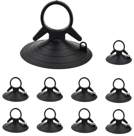 30 Pezzi Confezione Da Ventose Per Auto Riutilizzabili Ventose Parasole | PVC Riutilizzabile, Diametro 4,5cm, a Forma di Fungo, per Vetri, Specchietti e Acquari, Fissaggio Sicuro