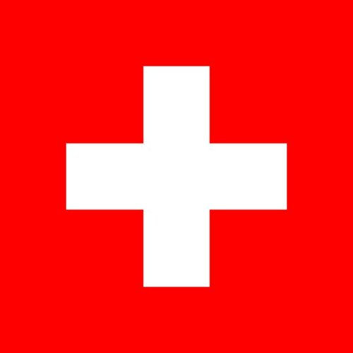 2x autocollant pour voiture SUISSE - drapeau 2x Car Sticker Switzerland flag (env. 8x5 cm)