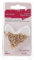 Docrafts Mini Brads Metallic, Sortiert, glänzend, 200 Stück, Mehrfarbig