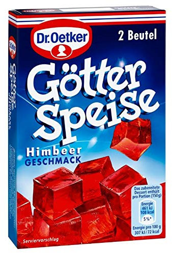 Dr. Oetker Götterspeise Himbeer-Geschmack, 25 g