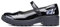 Geox Girl's J Casey Girl P Ballerina, Black, 4 UK