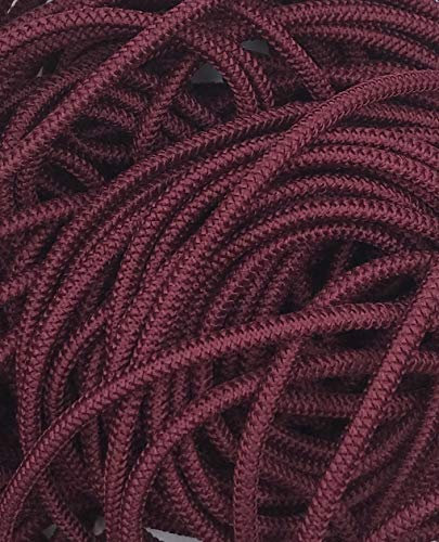 Slantastoffe 5m Gummikordel am Stück, Gummiband, 22 Farben (Bordeaux)