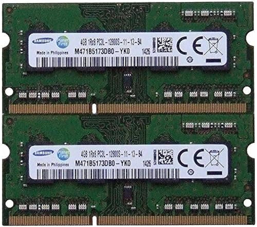 Samsung RAM Memory Lot de 2 barrettes de mémoire DDR3 PC3-12800 1600 MHz pour Apple MacBook Pro, iMac et Mac Mini 2012 8 Go (2 x 4 Go)