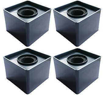 Actopus 4PCS Black Microphone Cube Interview Square Mic Flag Studio Equipment