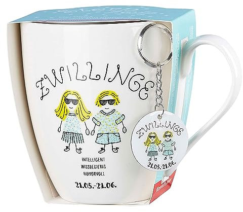Ritzenhoff & Breker Jumbotasse Astro Sternzeichen Größe Jumbotasse 650 ml Zwillinge