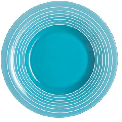 Assiette creuse bleue 21,5 cm Factory