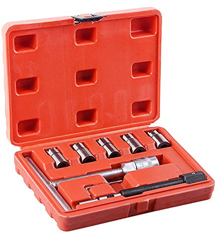 7 Piezas Set de escariador para asiento de inyector Set de cortador