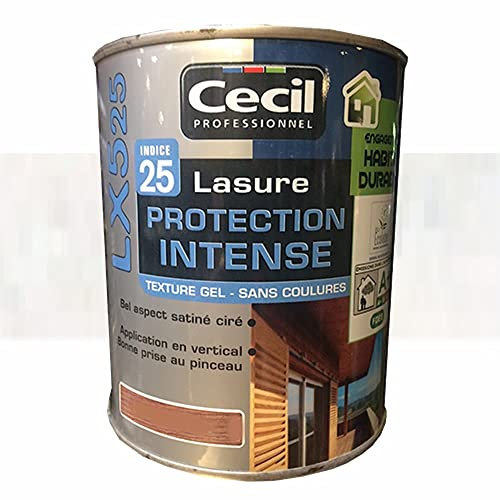 Lasure LX525 Protection Intense CECIL Bois blanchi 1 L