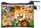 Porte-Monnaie 3D LiveLife - Sourires de Safari de Deluxebase. Porte-Monnaie & Carte Lenticulaire 3D Animaux Fermeture éclair sécurisée avec Illustrations sous Licence Artiste renommé Michael Searle
