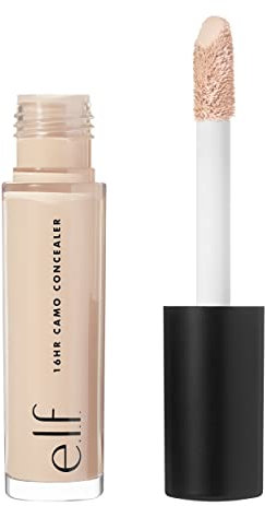 e.l.f. 16HR Camo Correcteur, hautement pigmenté, avec un pouvoir couvrant intense, finition mate, végétalien et sans cruauté envers les animaux, Medium Gold, 6 ml