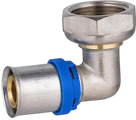 Raccord Multicouche à Sertir Multi profils Coude Ø20 - Femelle Tournant 20x27 NOYON & THIEBAULT