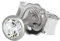 NKlaus Einzel Ohrstecker 2,5mm Weißgold 333 8 Karat Gold Ohrring Kristall Zirkonia Weiß Weiß Damen Herren Ohrstecker