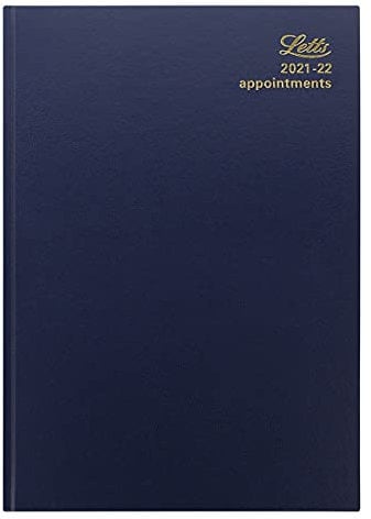 Letts Standard Schülerkalender 2021–2022, A4, 1 Tag pro Seite, Blau