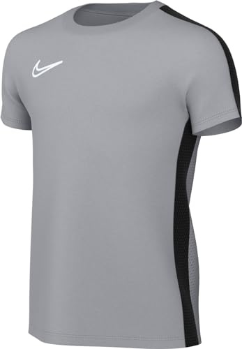 Nike Unisex Kinder Y Nk Df Acd23 Short-Sleeve Soccer Top, Wolf Grey/Black/White, L EU