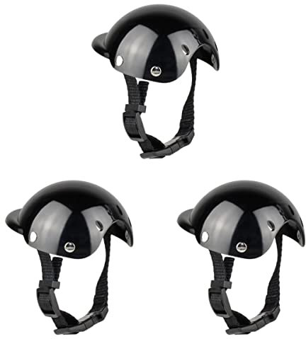 POPETPOP Lot De 3 Casques en Plastique pour Animaux De Compagnie Confortables Et Élégants pour Chats Et Chiens