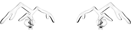 SOFIA MILANI - Damen Ohrringe 925 Silber - Berge Ohrstecker