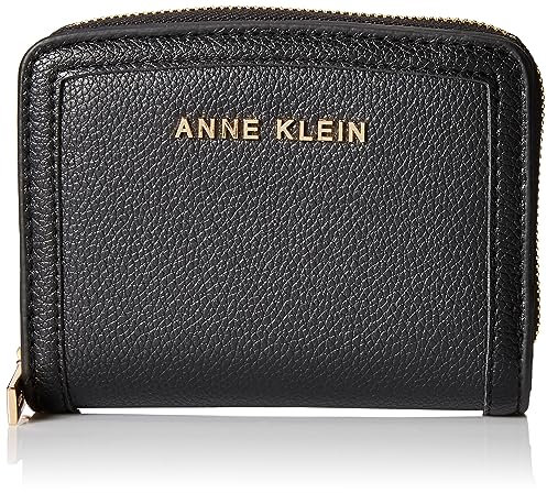 Anne Klein Damen Ak Small Curved Wallet, Schwarz, Einheitsgröße