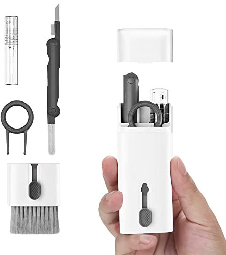 Electronics Cleaner Kit. Keyboard Brush, Airpod Cleaning Tool, Phone Screen Cleaner. For Computers, MacBooks, Laptops, Airpods Pro, Headphones.