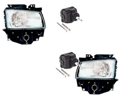 Johns, Scheinwerfer passend für VW Transporter T4 01/96-03 H4 Links Rechts + Stellmotor