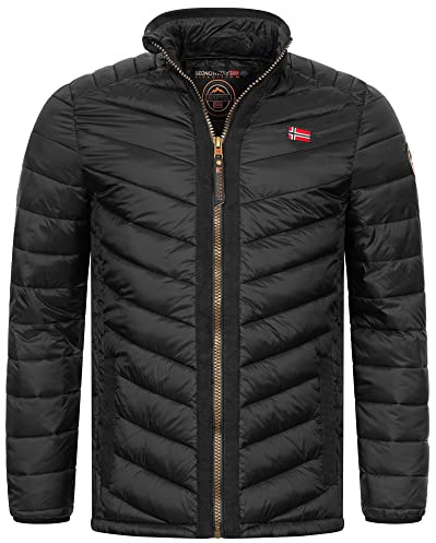 Geographical Norway Herren Herbst Winter Jacke Steppjacke Stehkragen Übergangs Jacke Gesteppt Produktion FVS