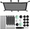 Jaxbo Under Desk Cable Management Net,Flexible Mesh Cable Management with Network Cable Clip and Screwdriver for Office,Standing Desk