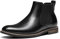 Bruno Marc Stivaletti Chelsea da Uomo Stivaletti in Pelle,Size 46,Nero,URBAN-06-1