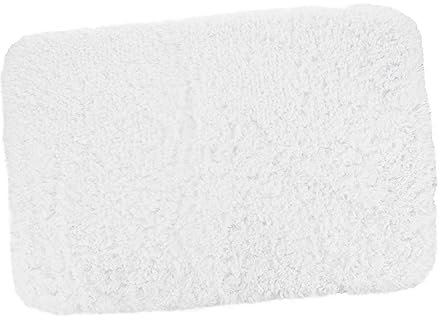Cabilock Tapis de Bain Tapis en Fausse Tapis de Sol pour Enfants Baignoire Tapis de Tapis de Salle de Bain Blancs Tapis de Sol antidérapant Facile Tapis de Toilette Blanche