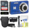 Kodak PIXPRO FZ55 - Fotocamera digitale da 16 MP, zoom ottico 5x, grandangolo da 28 mm, 1080p, fotocamera LCD Full HD da 2,7, scheda e lettore da 64 GB + custodia + portafoglio memoria +