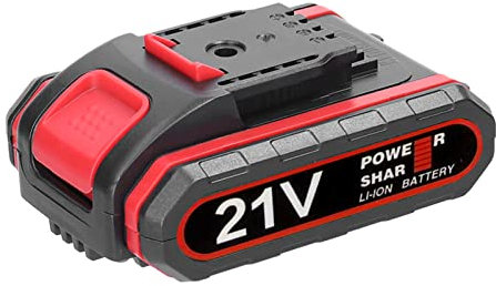 Irfora Batterie au lithium rechargeable 21 V et adaptateur de batterie pour outil électrique