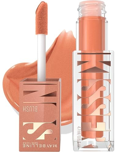 Maybelline Sunkisser Multi-Use Liquid Blush and Bronzer, Blendable, Longwear, Glowy Make Up, Downtown Rush, 1 Count