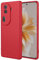 HAOYE Funda para TCL Mobile 50 Smartphone 5G / TCL 50 5G, Carcasa Suave Silicona TPU de Cubierta Delgado, Protector a Prueba de Golpes Case Cover con Forro de Tela. Rojo