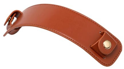 UxicRuya Weiche Schulterpolster für bequemes Tragen von Taschen und Rucksäcken, braun