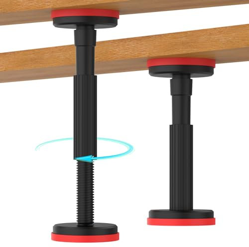 HAIJED 2 varillas telescópicas de soporte rápido, barra de soporte ajustable resistente de 18 a 45 cm, sistema de soporte de tercera mano, barra de soporte universal de nailon antideslizante de alta