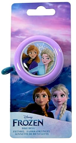 Frozen - Die Eiskönigin Fahrradklingel Kinder | kleine Geschenke für Mädchen | Fahrradglocke | Outdoor Spielzeug | Fahrrad Zubehör | Klingel