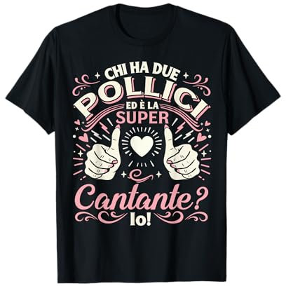 Super Cantante Regalo Per Cantante Donna Maglietta