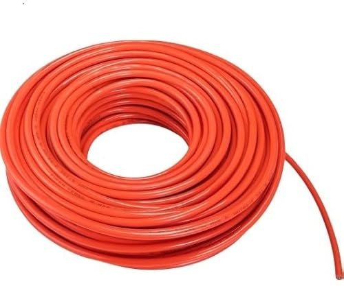 Mehrfarbige Elektrische Leitungen, H07BQ-F 3x2,5 mm, Gelb-Grün-Blau-Orange-Leuchtorange (Leuchtorange, 50m)