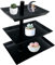 Kitchen Organizer, Etagere With 3 Levels Metal Steel 360° Rotating Fruit Bowl Bread Basket For Entertainment Party Food Display Serving Plate For Dessert Pastries Biscuits Fruit Jewelry Ornaments