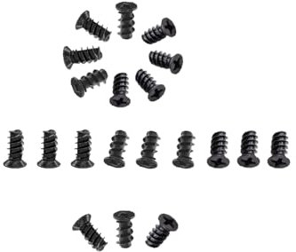 Computer Case Fan Screws PC Fan Screws for 70mm, 80mm, 90mm, 92mm, 120mm, 140mm PC Cooling Fan (20 Pack)