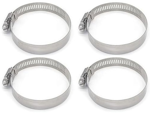 4 clips de manguera, abrazadera de manguera, clip de manguera, clips de jubileo de 91-114 mm, clips de jubileo, clips de tubo de apriete de acero inoxidable, abrazaderas de manguera de acero