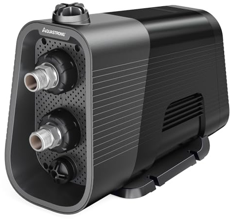 Aquastrong Whole House Water Pressure Booster Pump 80 PSI, 115V Automatic Variable Speed, Constant Pressure, Integrated Design, Self-Priming, for Home, Apartment, Shower, Garden, Shallow Well,Smart 45