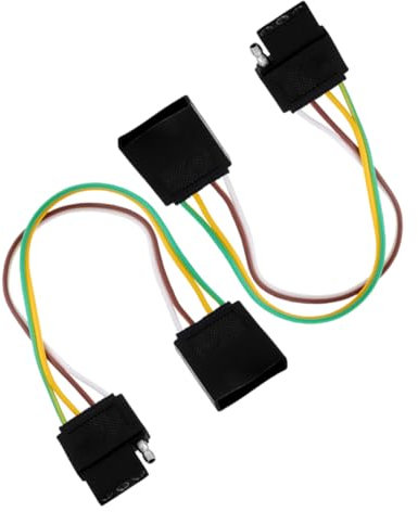 PRETYZOOM 2piezas Línea De Remolques Extensión De Remolque Kit De Cableado para Barco Arnés De Cables Conector Hembra De Material De Cobre