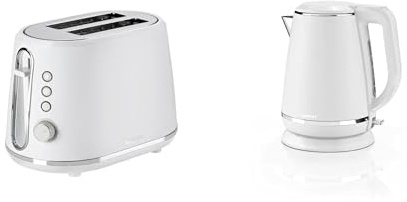 Bundle of Cuisinart Grille-pain 2 tranches + Cuisinart Bouilloire électrique Jug - Bouilloire sans fil à ébullition rapide - acier inoxydable - Capacité de 1,5L