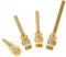 Tofficu 4Pcs Copper Glue Sprayer Nozzle Kit with Assorted Long Tubes Drip Design for Hot Glue Durable Wear Resistant for Craft Projects Home Repairs
