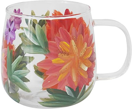 Lesser & Pavey Lynsey Johnstone Dahlias Cup | Hot Drinks, Travel Mug, Coffee Tea Or Hot Chocolate, Thermal, Work Home Travel