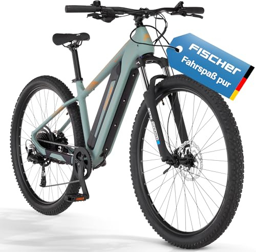 Fischer E-Bike MTB Montis 2.2 Active Elektrofahrrad für Damen und Herren, RH 49, Heckmotor 50 Nm, 48 V Akku