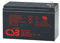 Batteria al piombo 12V-7AH CSB GP1272