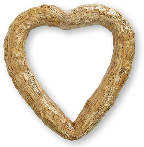 FloraCraft Strohherz-Kranz, 50,8 cm, Natur