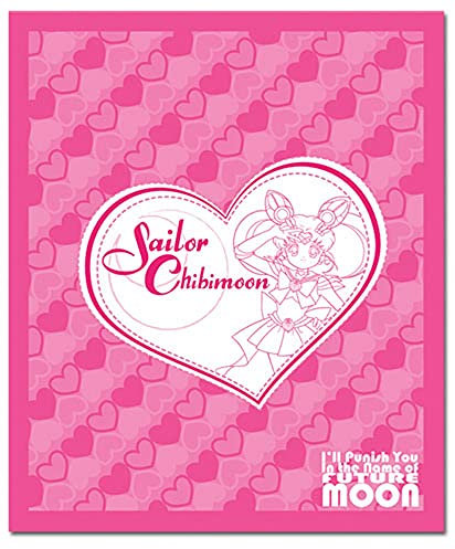 Great Eastern Entertainment Sailor Moon Chibimoon Überwurf Decke, Baumwolle, Mehrfarbig