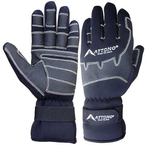 ATTONO Segelhandschuhe Winter Segeln Regatta Wassersport Handschuhe - 8