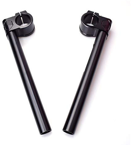 Fullibars kit semimanubri Ø 39mm compatibile con Harley Davidson Sportster 883 1200 Iron 883 1200 forcella Ø 39mm cafe racer semi manubri tubo Ø 25.4mm realizzato in CNC alluminio